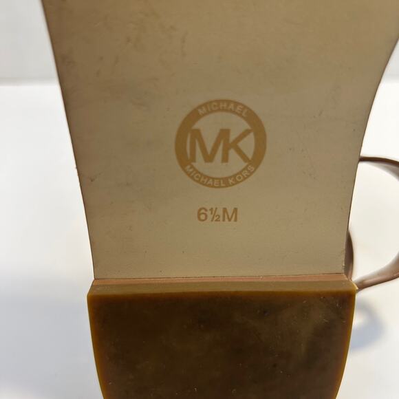 Michael Kors Pearson Thong Gladiator Sandals Size 6.5 With Box - Picture 8 of 9